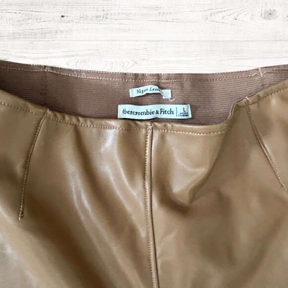 Abercrombie vegan leather pants size large - Picture 3 of 4
